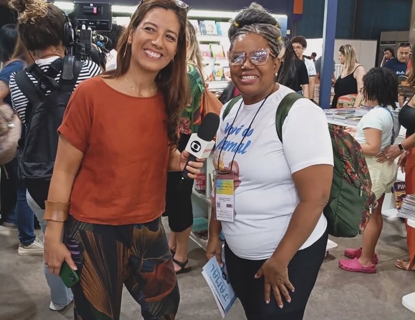 Entrevista e participação de autora na Bienal do Livro do Rio de Janeiro em 2025