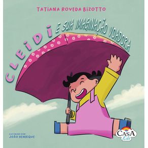 Capa do livro Cleidi e sua Imaginação Voadora