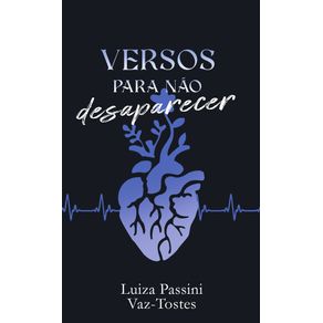Capa do livro Versos para Não Desaparecer